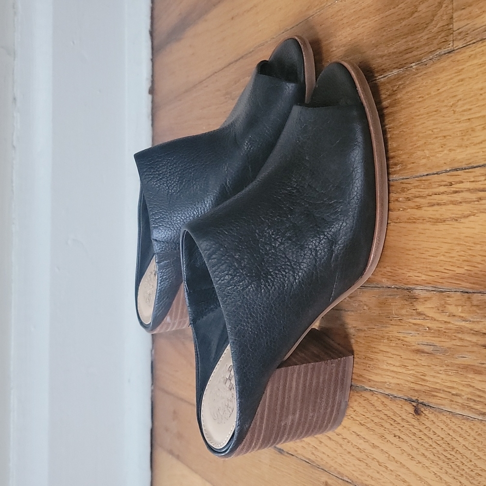 Vince Camuto Black Mules 6.5
